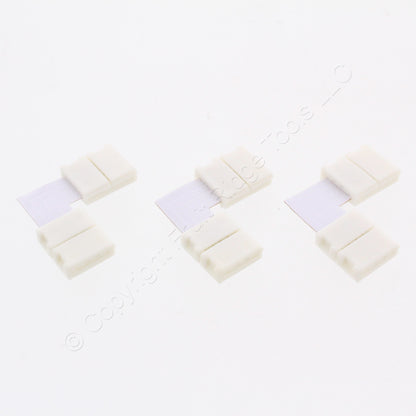 3pk American Lighting TL-L LED L-Connectors for FlexForm Tape Lights 90-Degree