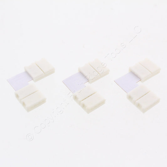 3pk American Lighting TL-L LED L-Connectors for FlexForm Tape Lights 90-Degree