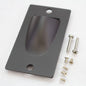 American Lighting 1-Gang Dark Bronze Vertical Scoop Lens Cover U1SGL-VS-DB
