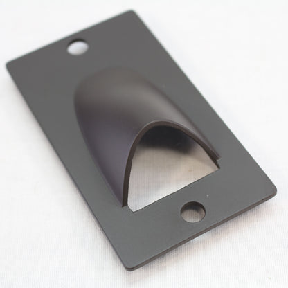 American Lighting 1-Gang Dark Bronze Vertical Scoop Lens Cover U1SGL-VS-DB