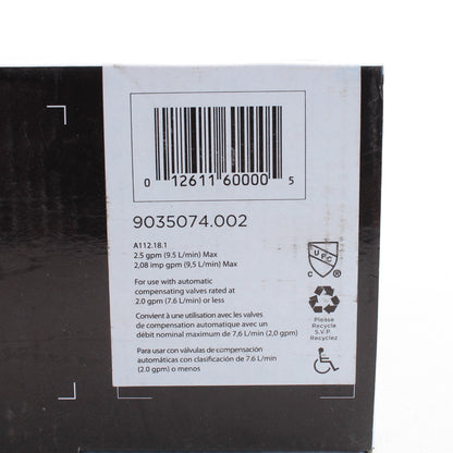 American Standard Spectra+ 9035074.002 Fixed 7" Shower Head 2.5 GPM