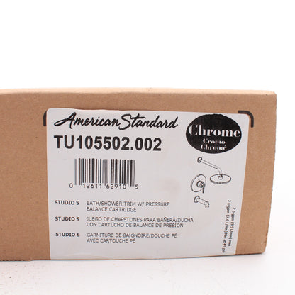 American Standard TU105502.002 Chrome Studio S Shower & Trim 8" Showerhead
