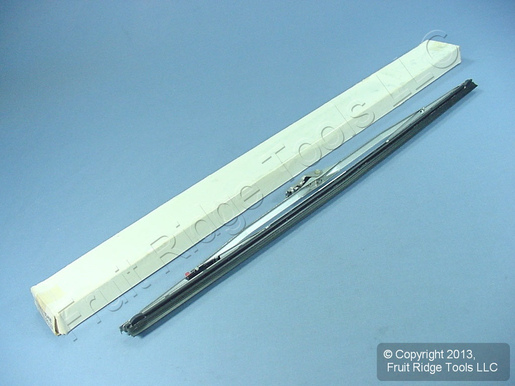 2 Vintage ANCO 21-19 Red Dot Stainless Steel 19" Windshield Wiper Blades Bayonet