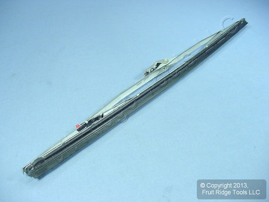 2 Vintage ANCO 21-19 Red Dot Stainless Steel 19" Windshield Wiper Blades Bayonet