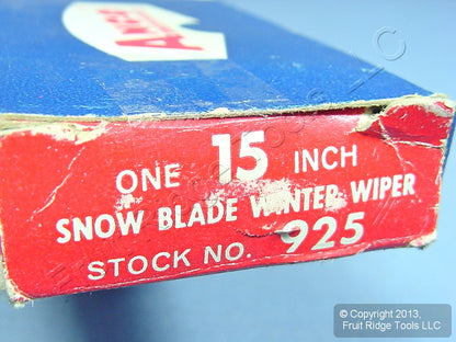 2 Vintage Anco 925 15" 16" Hot Rat Rod Muscle Car Winter Wiper Snow Blades USA