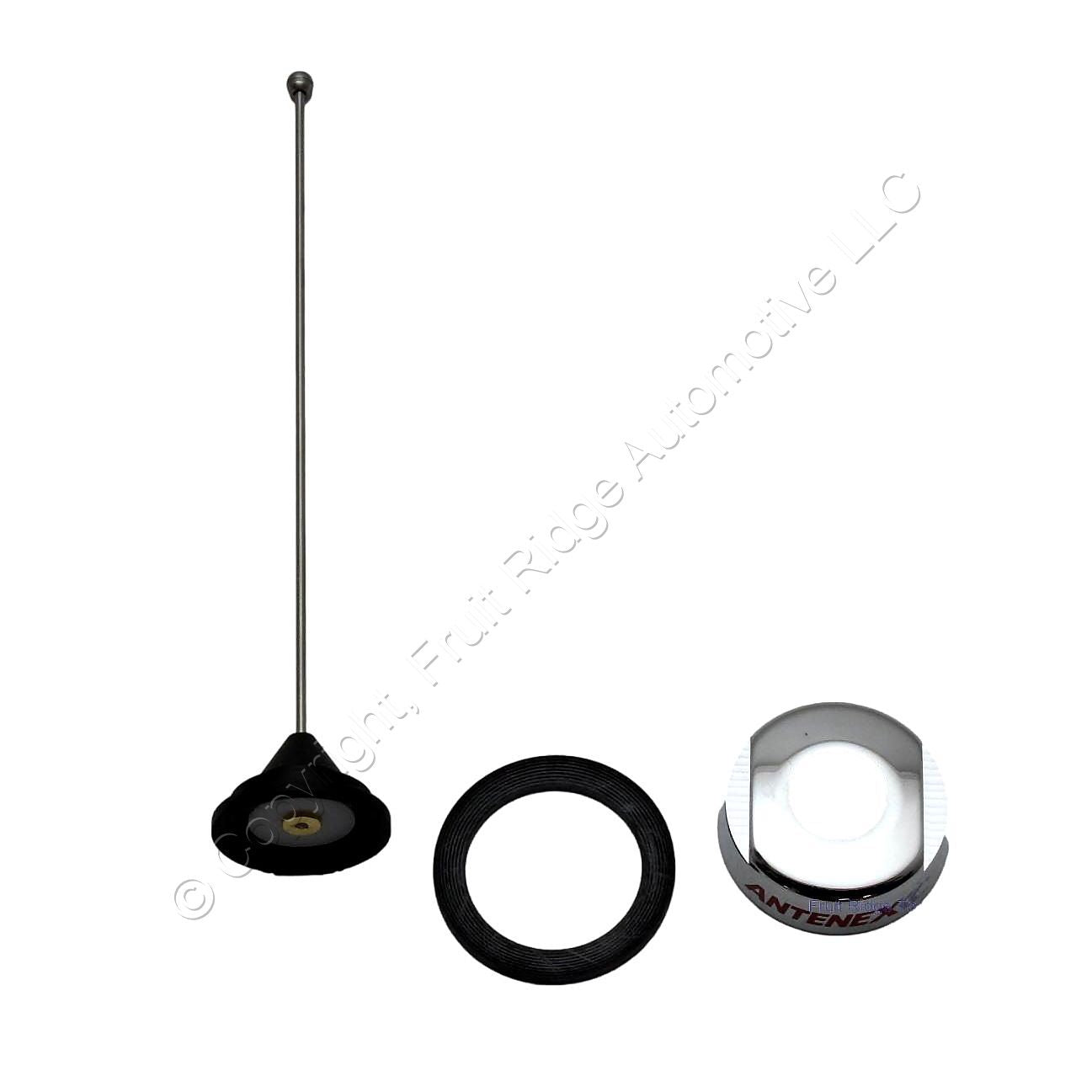 Antenex QW490 490-512 MHz 6" 1/4 Wave Whip Antenna Only