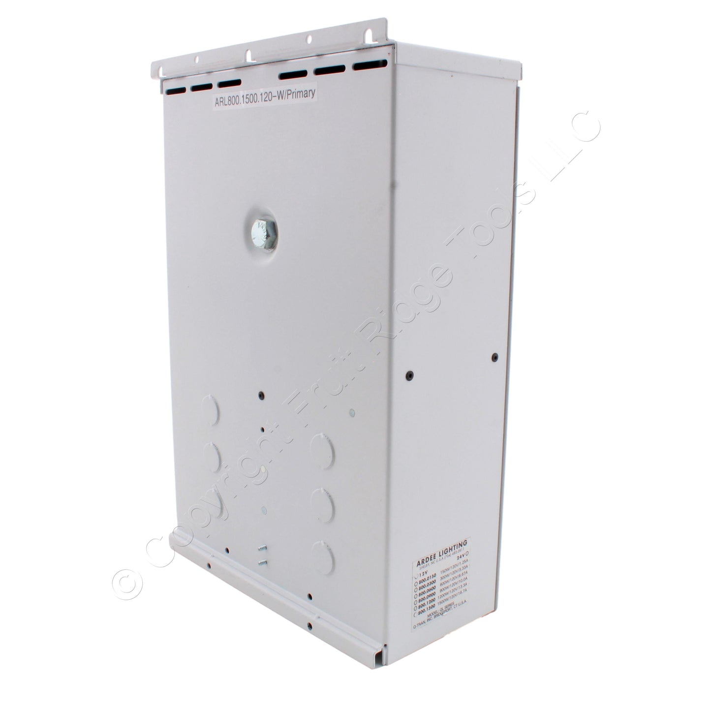 Ardee Lighting Q Transformer Power Supply Center 1500W 120VAC 16.7A w/ Primary