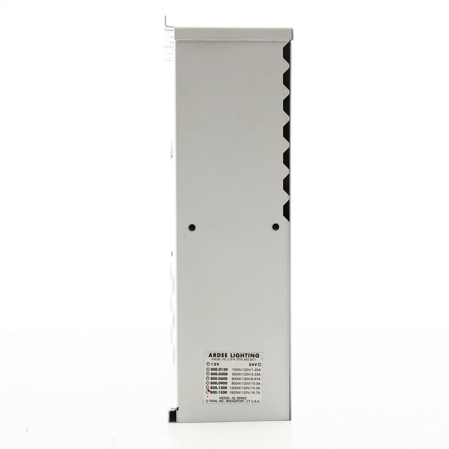 Ardee Lighting Q Transformer Power Supply Center 1500W 120VAC 16.7A w/ Primary
