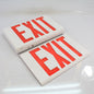 AstraLite Universal Thermoplastic LED Exit Sign Red Letter 12.6" LG-U-R-W-EM