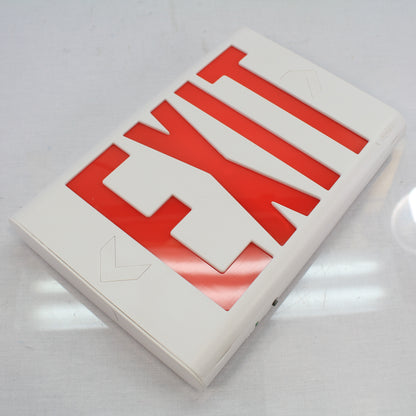 AstraLite Universal Thermoplastic LED Exit Sign Red Letter 12.6" LG-U-R-W-EM