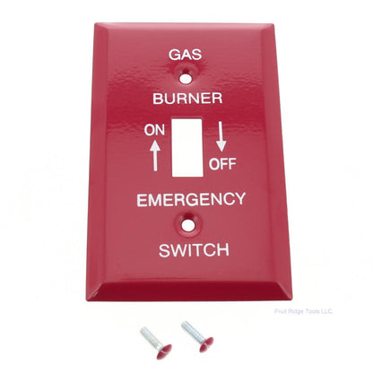 Amerelle Gas Burner Emergency Switch Wallplate 1-Toggle Cover Plate C974T