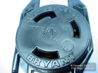 Hubbell Bryant L5-30 Locking Receptacle L5-30R Turn Lock Outlet 30A 125V 70530FR