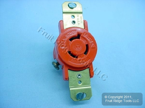 Hubbell Byant Isolated Ground L6-15 Locking Receptacle Outlet 15A 250V 70615IG