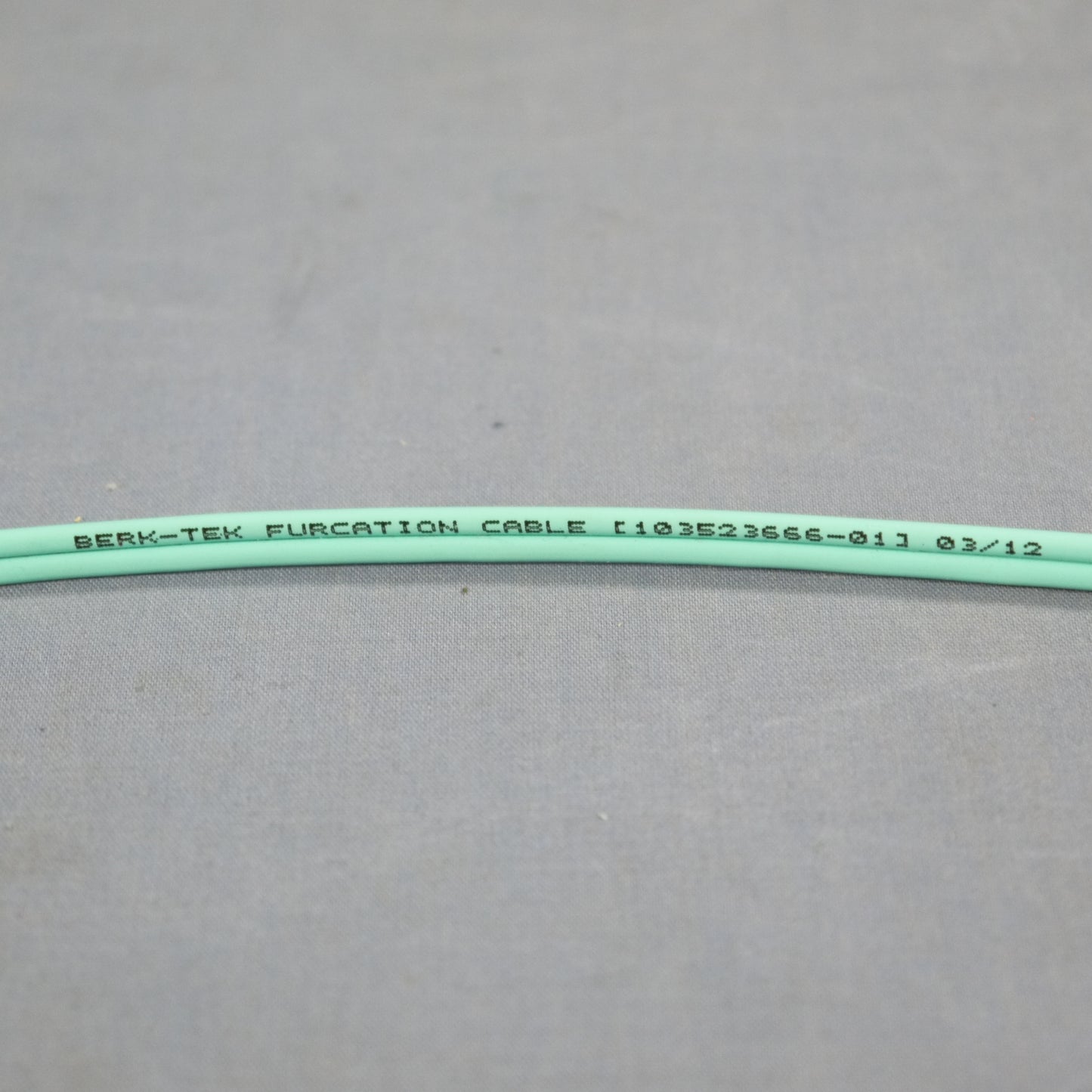 2298-ft Berk-Tek 2.0mm Aqua Duplex Fiber Furcation Tubing Cable for up to 900�m
