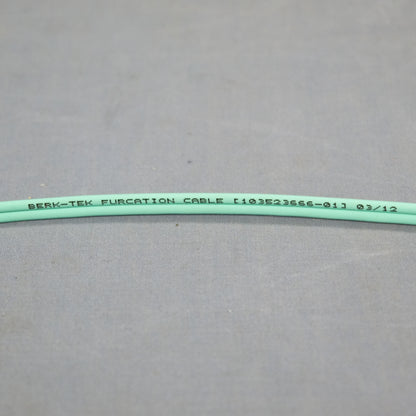 2298-ft Berk-Tek 2.0mm Aqua Duplex Fiber Furcation Tubing Cable for up to 900�m