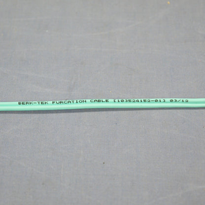 3308-ft Berk-Tek 2.0mm Aqua Duplex Fiber Furcation Tubing Cable for up to 900�m