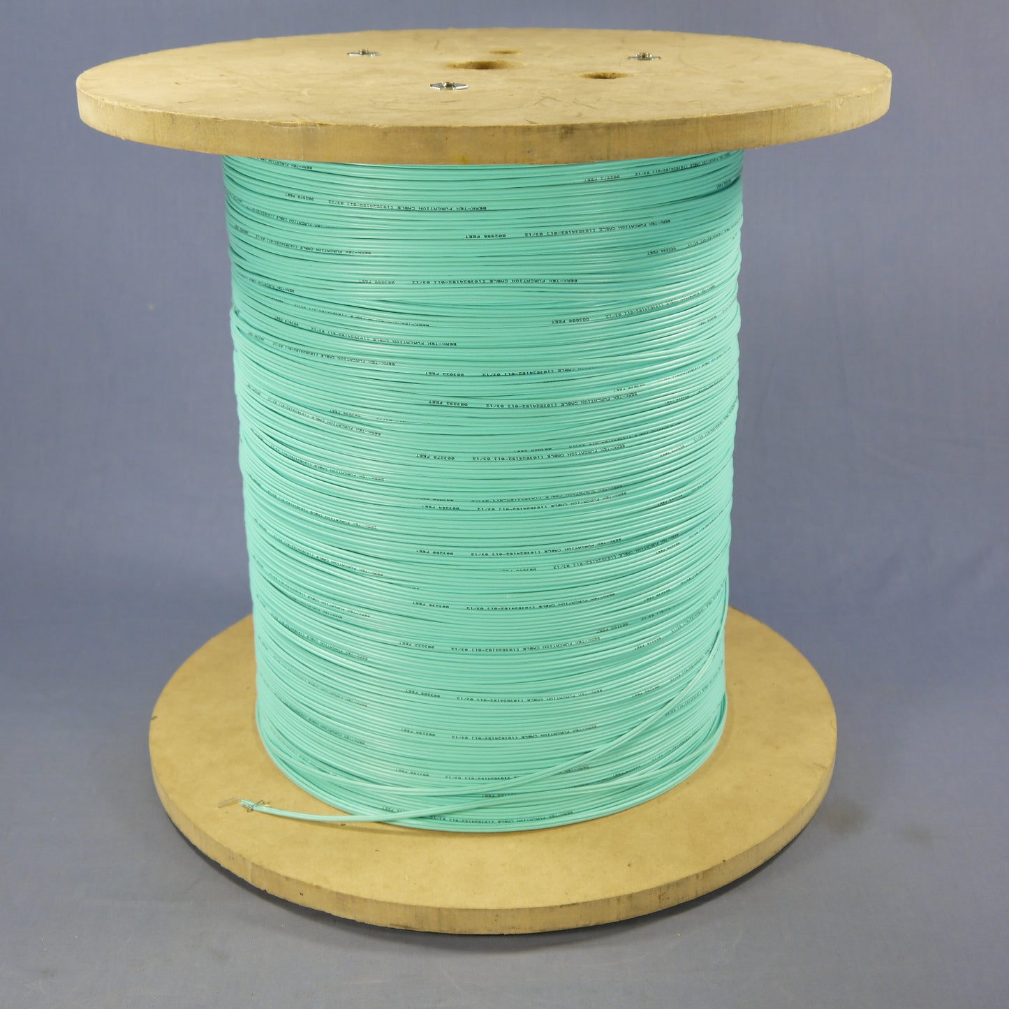 3308-ft Berk-Tek 2.0mm Aqua Duplex Fiber Furcation Tubing Cable for up to 900�m