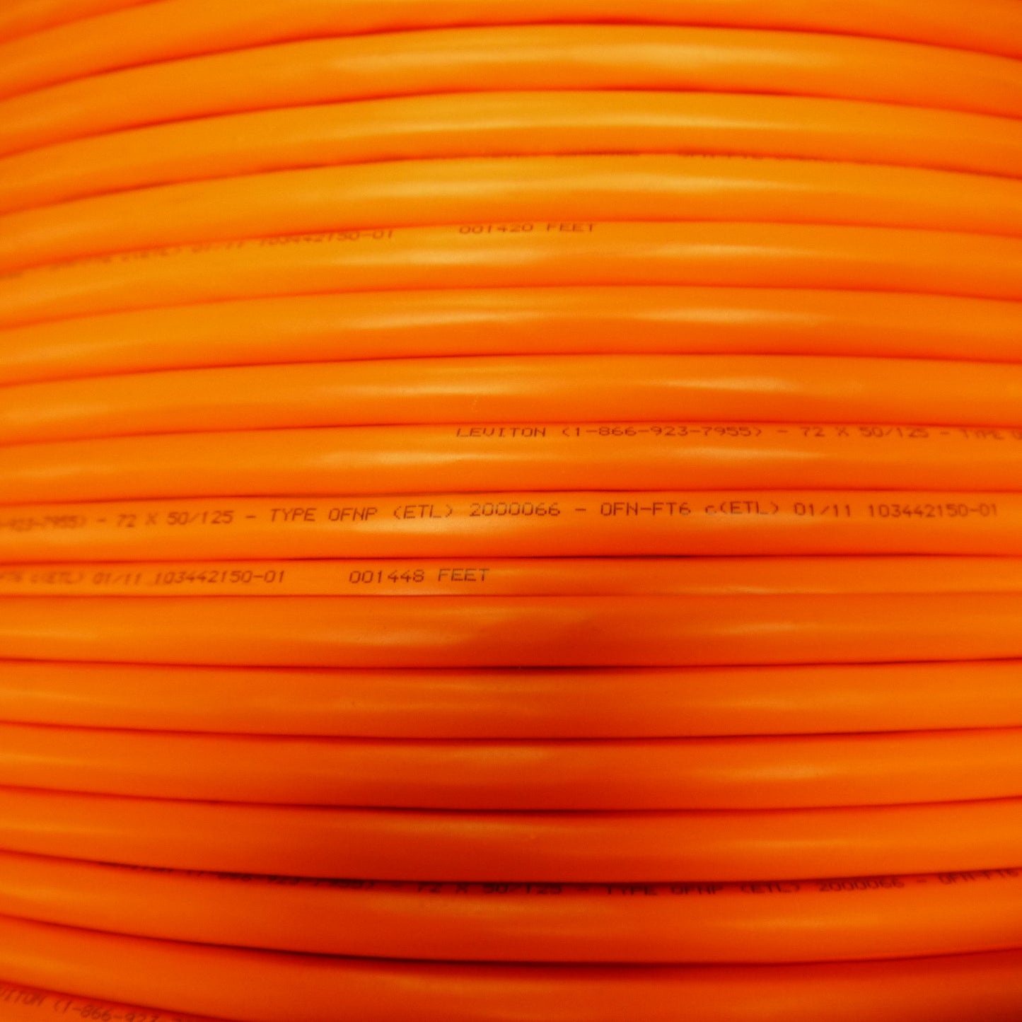 3336ft Berk-Tek GIGAlite 72-Fiber Adventum Multi-Mode Plenum Fiber Optic Cable