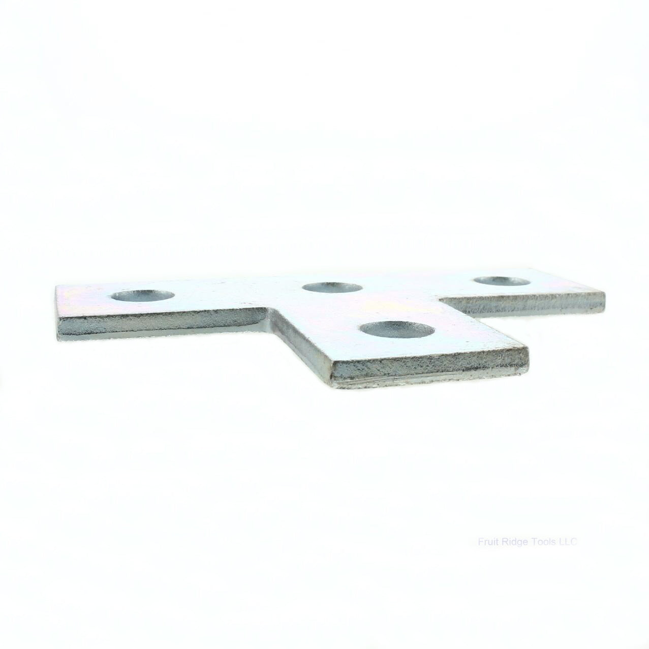 B-Line Steel Zinc Four Hole Flat Tee Plate Connector 9/16" Hole Mounting B133-ZN