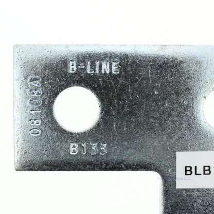 B-Line Steel Zinc Four Hole Flat Tee Plate Connector 9/16" Hole Mounting B133-ZN