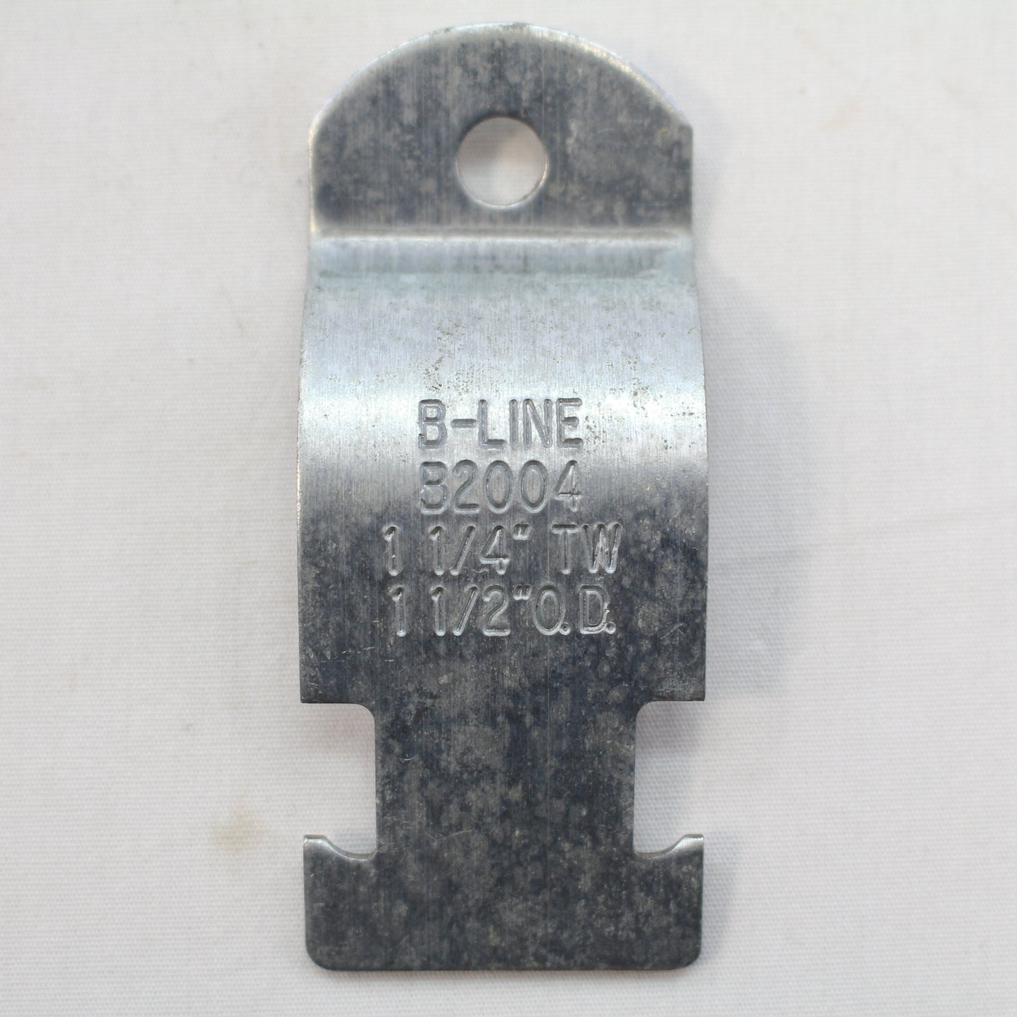 B-Line Zinc-Electroplated Steel EMT 1-1/4" Strut Strap Pipe Clamp Fitting B2004