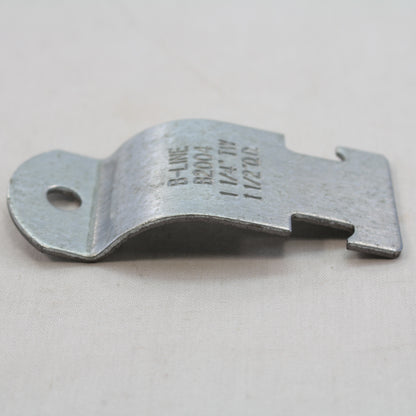 B-Line Zinc-Electroplated Steel EMT 1-1/4" Strut Strap Pipe Clamp Fitting B2004