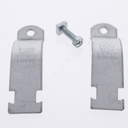B-Line Steel Strut Mounting Clamp Strap For 2-1/2" Pipe/Rigid Conduit B2014