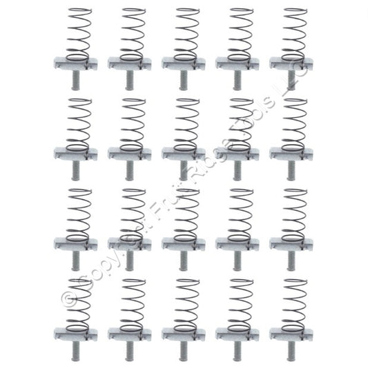 20 B-Line 1/4" Stud Nuts with Spring For B22/B24/B26/B32 Channel 3/4" Bolt SN224