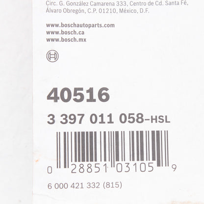 Bosch Automotive 40516 Direct Connect Windshield Wiper Blade 16" Conventional