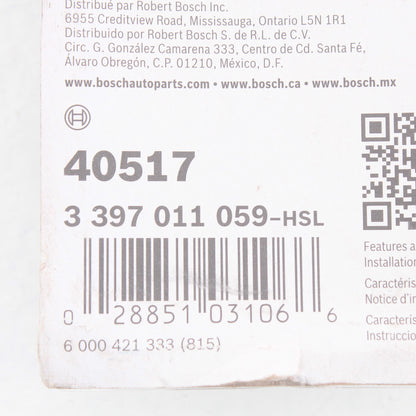 Bosch Automotive 40517 Direct Connect Windshield Wiper Blade 17" Conventional