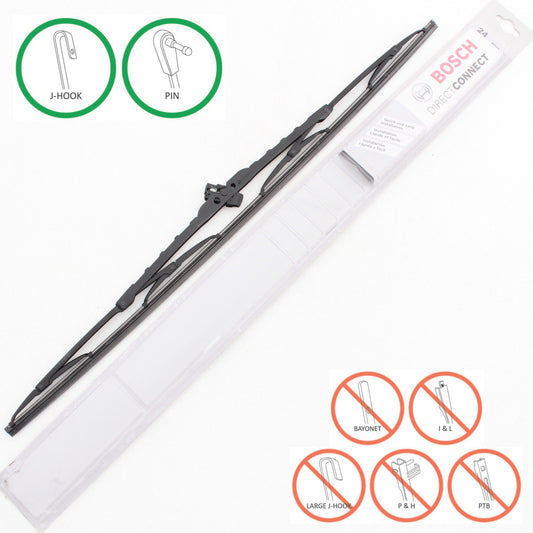 Bosch Automotive 40524 Direct Connect Windshield Wiper Blade 24" Conventional