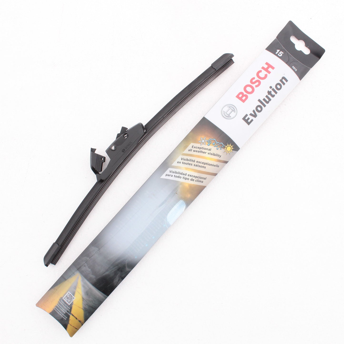 Bosch 15" Evolution Beam Windshield Wiper Blade 4815 Pin & J-Hook Arm Only