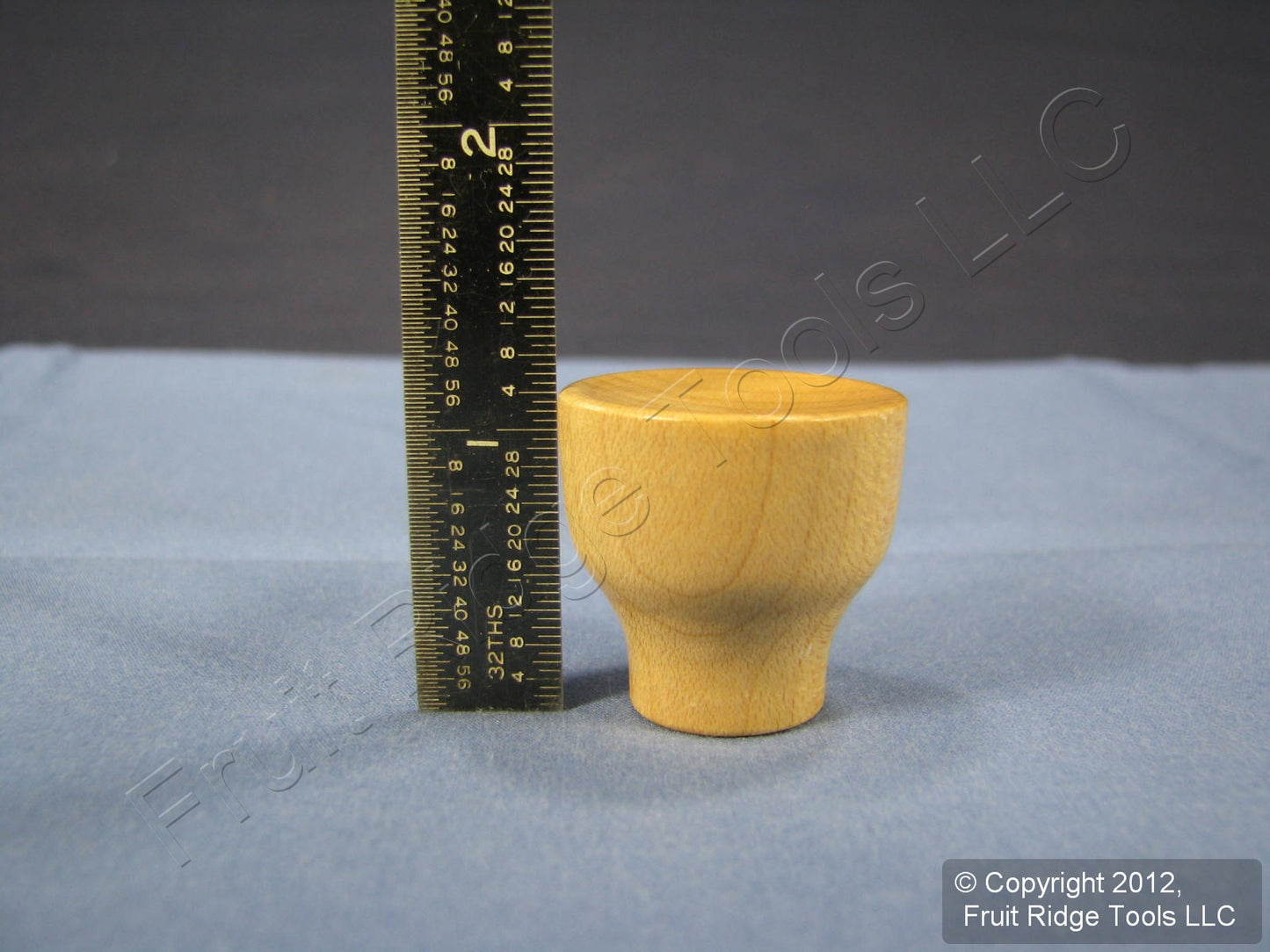 2 Brainerd 1-3/16" Tulip Unfinished Solid Maple Cabinet Drawer Handle Wood Knobs