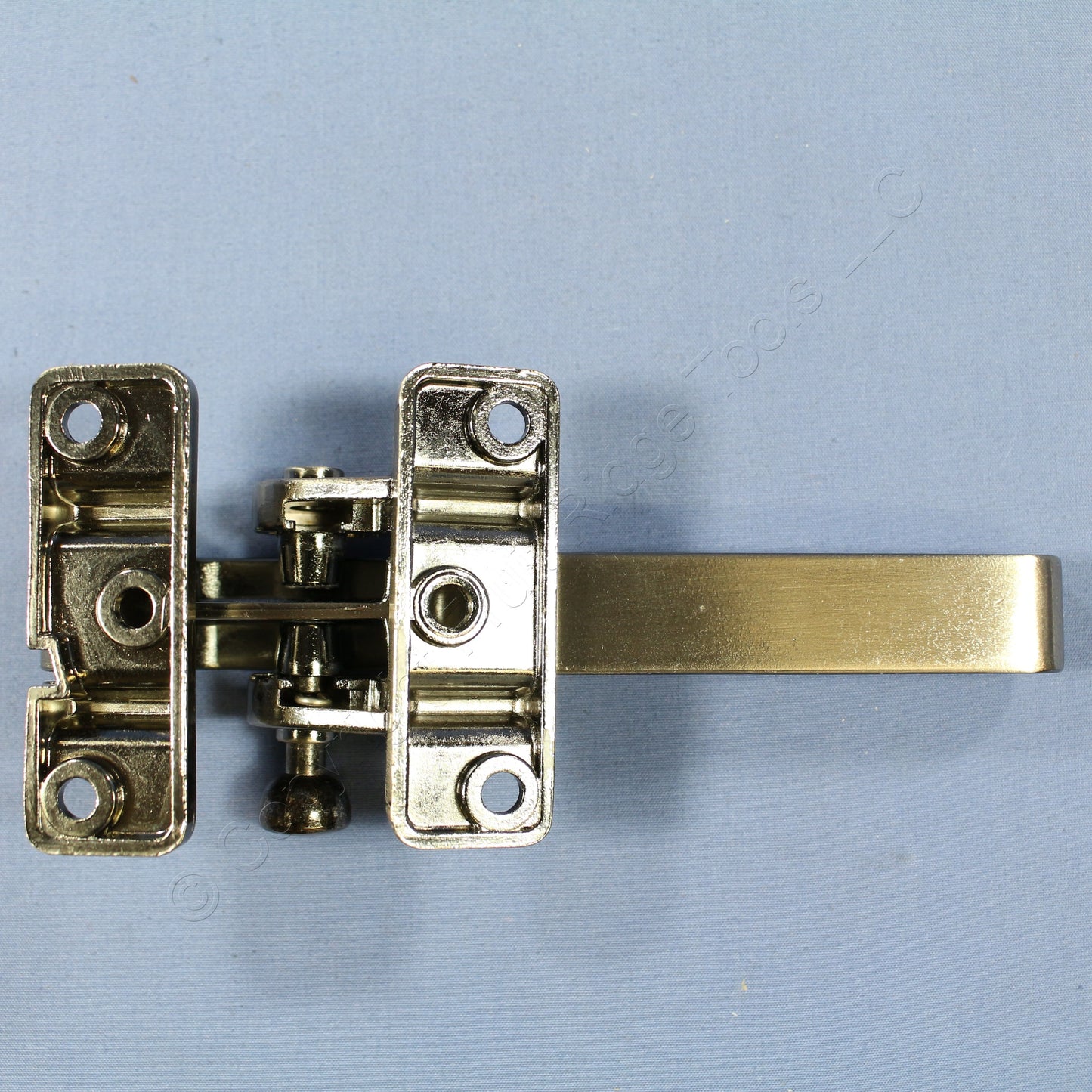 Brainerd Vintage Antique Pewter Security Bar Keyless Door Safety Lock 578XC