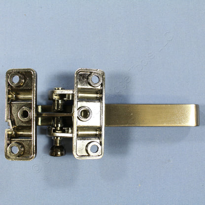 Brainerd Vintage Antique Pewter Security Bar Keyless Door Safety Lock 578XC