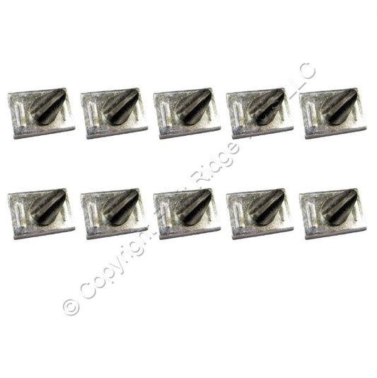 10 Multi-Track Steel Sliding Window Ventilation Lock Devices Surface-Fixed