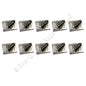 10 Multi-Track Steel Sliding Window Ventilation Lock Devices Surface-Fixed