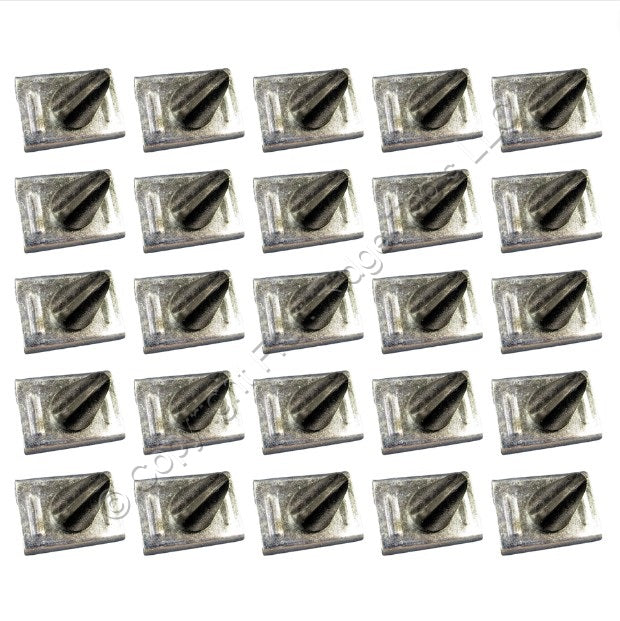 25 Multi-Track Steel Sliding Window Ventilation Lock Devices Surface-Fixed