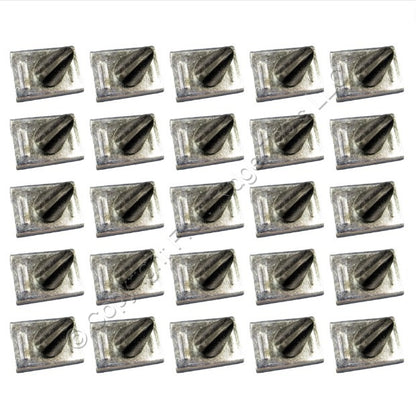 25 Multi-Track Steel Sliding Window Ventilation Lock Devices Surface-Fixed