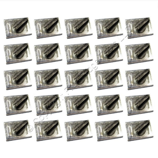 25 Multi-Track Steel Sliding Window Ventilation Lock Devices Surface-Fixed