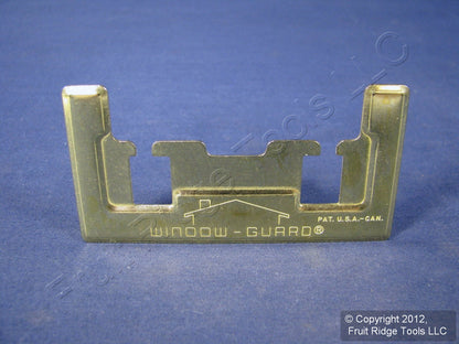 4 Brainerd Brass Plated Window Lock Security Protection Burglary Guards 594XC