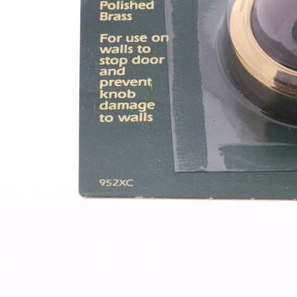 Brainerd 2-1/2" Wall-Mount Convex Rubber Bumper Dome Door Jam Stop 952XC