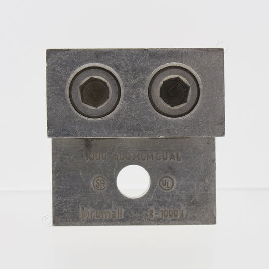 Brumall 2-1000T Double Wire Double Barrel Mechanical Lug