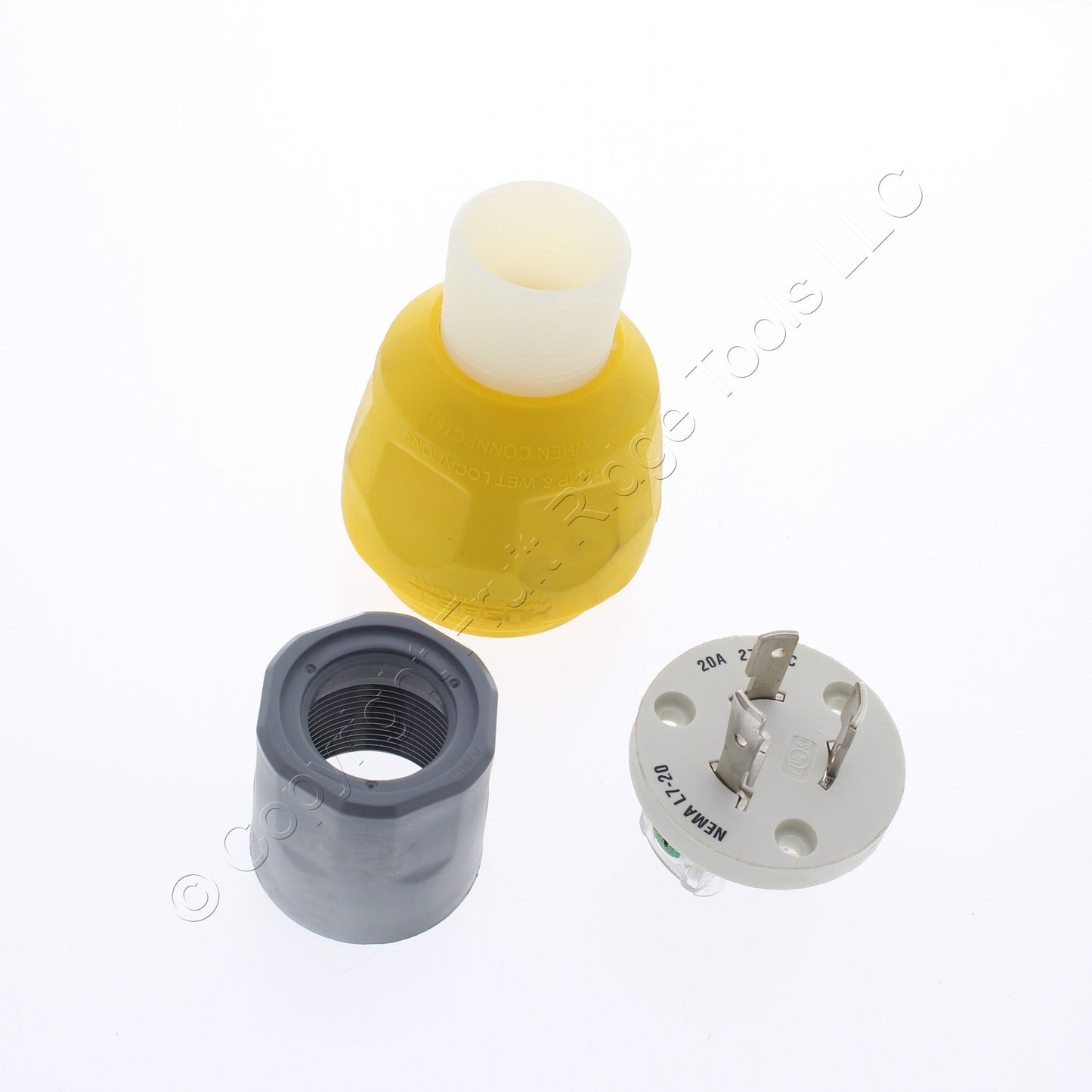 Bryant Watertight Twist Turn Locking Plug Nema L7-20P 20A 277V 26W49