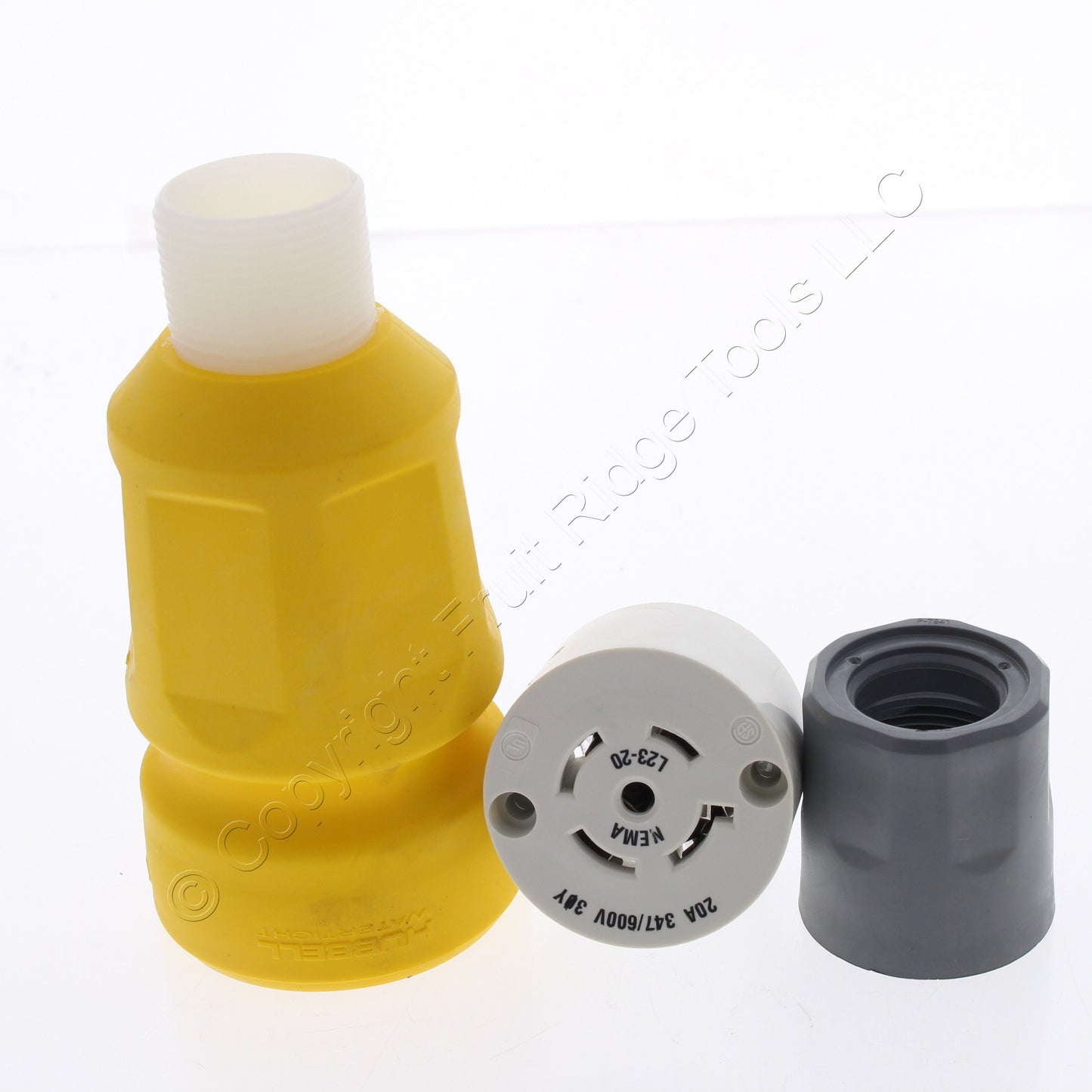 Bryant Watertight Turn Locking Connector Nema L23-20R 20A 3�Y 347/600V 27W83