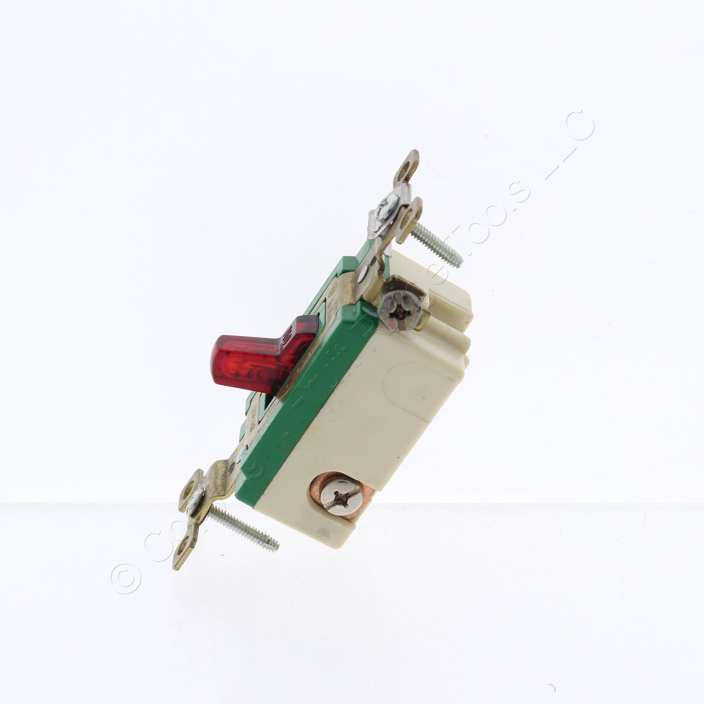 Bryant Red PILOT Light Industrial Toggle Wall AC Switch 30A 120V 3001PLR120