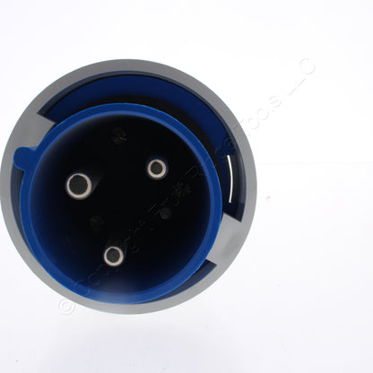 Bryant Watertight IEC 309 Pin & Sleeve Male Plug 63A 200-250V 2P3W 363P6W