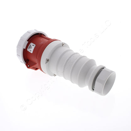 Bryant 460C7W Watertight IEC Pin & Sleeve Connector Female Plug 60A 480V 3? 3P4W