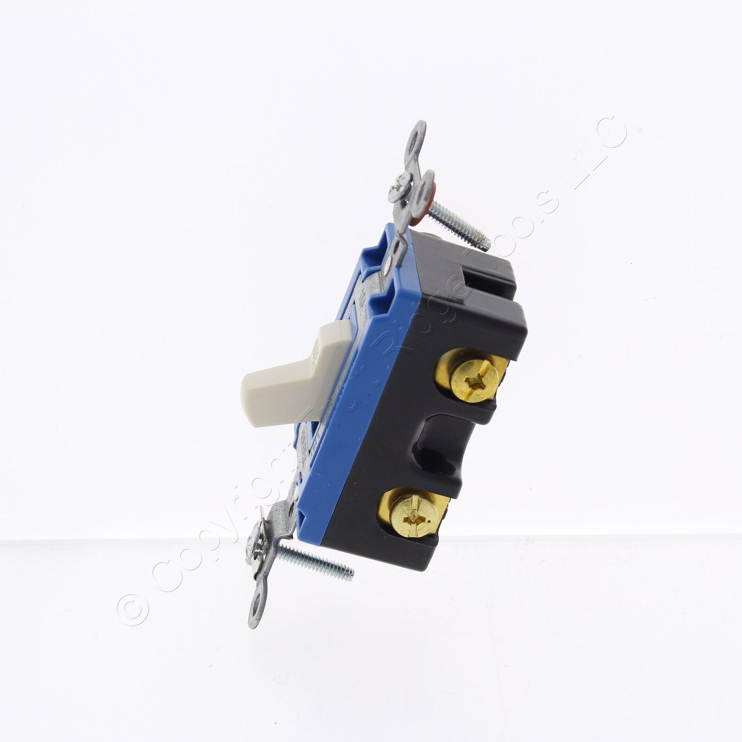 Bryant Lt Almond Toggle Switch Single Pole Industrial Grade 15A 120/277V 4801BLA