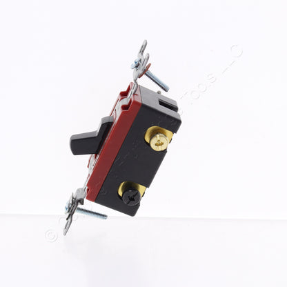 Bryant 4903BBLK Black Toggle Light Switch 3-Way Industrial Grade 20A 120/277V